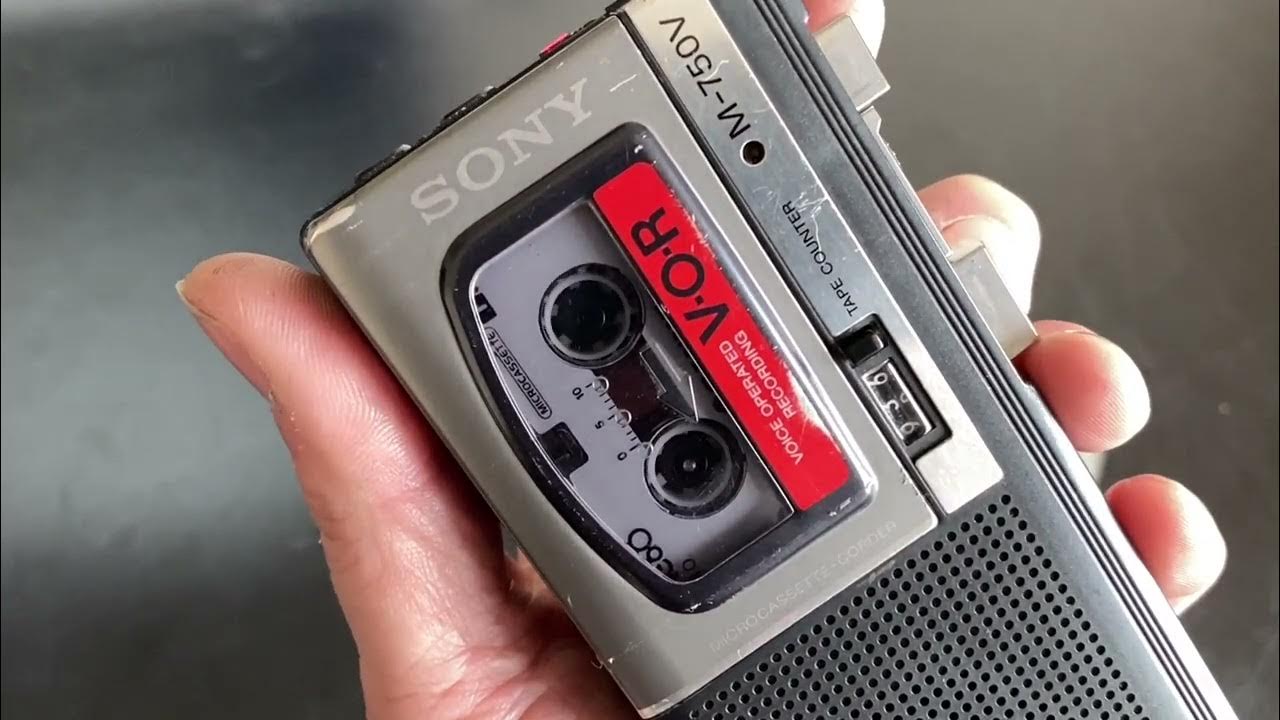 Sony M750V Microcassette Recorder Demonstration Prop for Hire YouTube