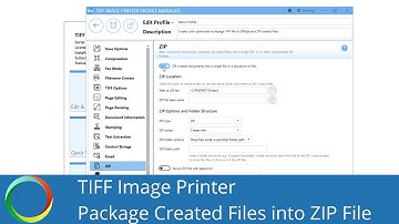 Create ZIP File | TIFF Image Printer 12 | PEERNET