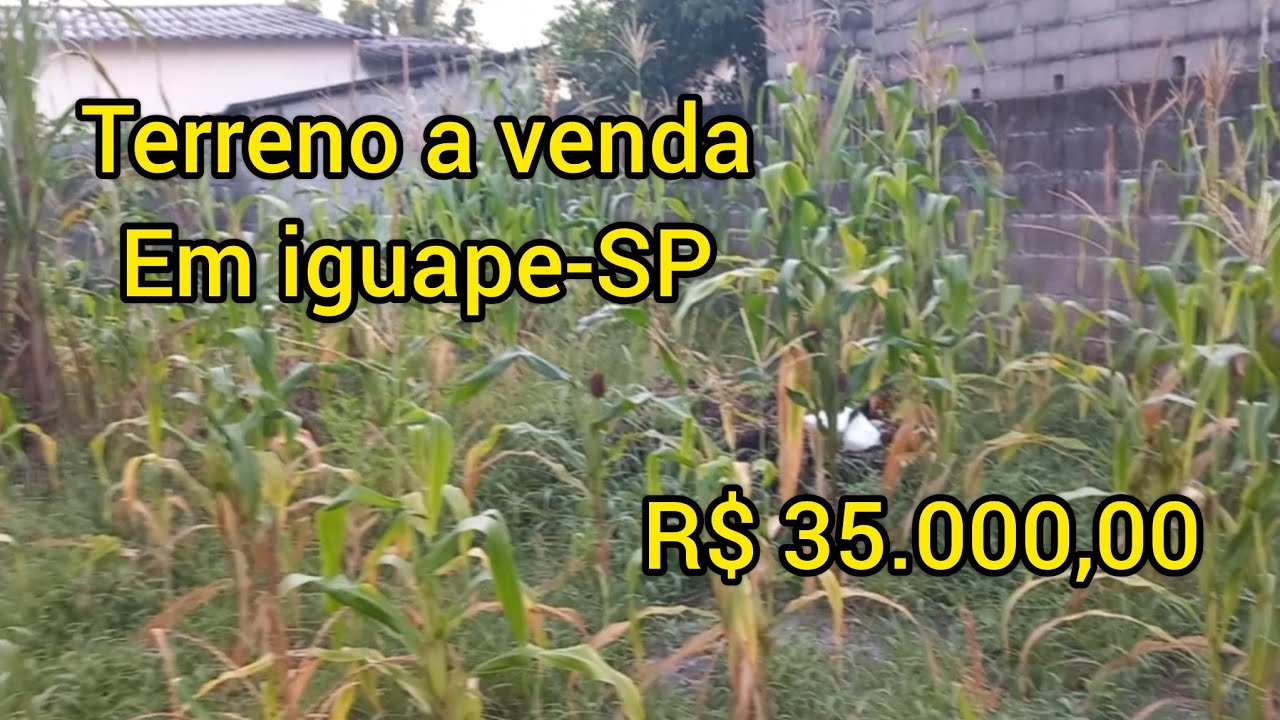 Terreno a venda em Iguape-SP 35 MIL 💢