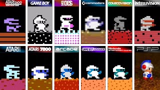 Dig Dug (1982) GB vs DOS vs Atari vs C64 vs Arcade vs GBA vs NES vs PSP vs Colecovision.. MORE!
