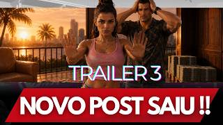 TRAILER 3 GTA 6 PODE CHEGAR SÓ DEPOIS DO MEIO DIA A ROCKSTAR QUER ME INFARTAR MANO