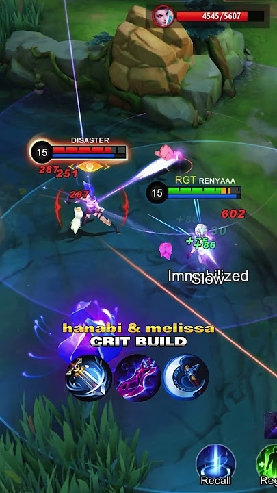 ✅Melissa vs Hanabi Speed & Crit build