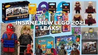 INSANE NEW LEGO 2021 LEAKS! (Marvel CMF, Monkie Kid, Seinfeld, City, Star Wars, Ideas GWP + MORE)!!!