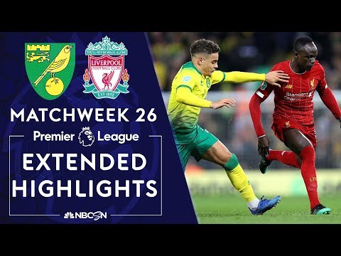 Norwich City v. Liverpool | PREMIER LEAGUE HIGHLIGHTS | 2/15/2020 | NBC Sports