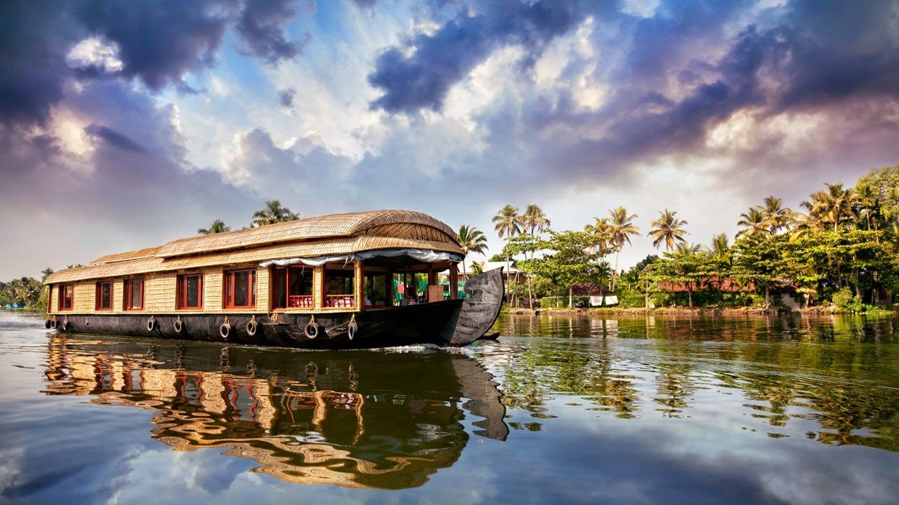 Kerala India (travel video HD) Beautiful Alleppey