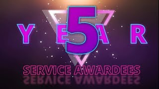 5 year Service Awardee 2018