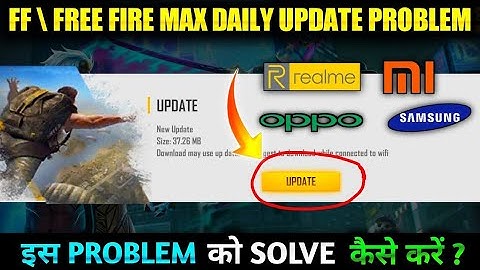 Free fire max daily update problem 🤯 // Solution in 2 Minutes 🤏 ll