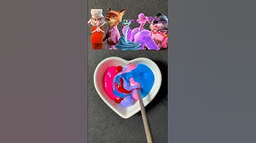 Zootopia 2 Color Mixing Guess the  Color (part 1)#zootopia2 #colormixing#judyhopps #colors #satisfy