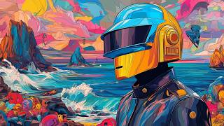 Daft Punk-Inspired "Chrome Horizon Echo" 🚀🌌 | Synthwave, Nu Disco, Chillwave, Electronic