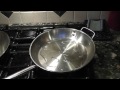 Season your stainless steel pan the fastest way