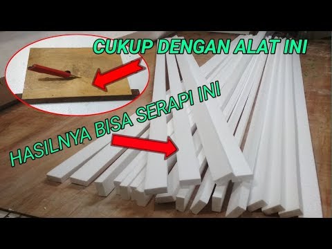 ● LIVE CARA MENEMPELKAN PELAPIS STYROFOAM DENGAN LEM ALTERNATIF YANG MURAH MERIAH. 