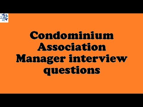 Curated visual reference: Condominium Association Manager Salary Reference: Condominium Association Manager Interview Questions