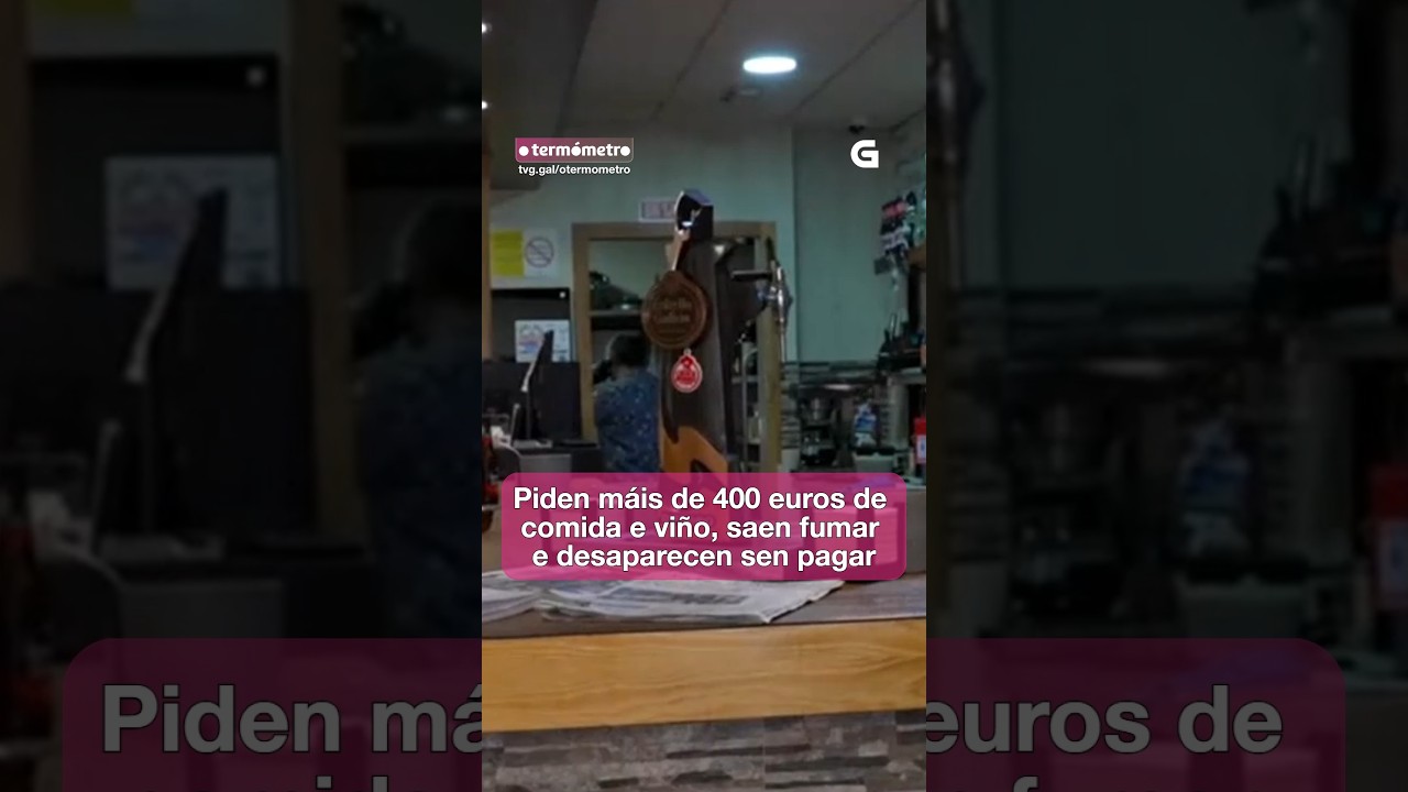 💵 No restaurante de María, en Cerceda, fixeron un 'SIMPA' de máis de 400 euros