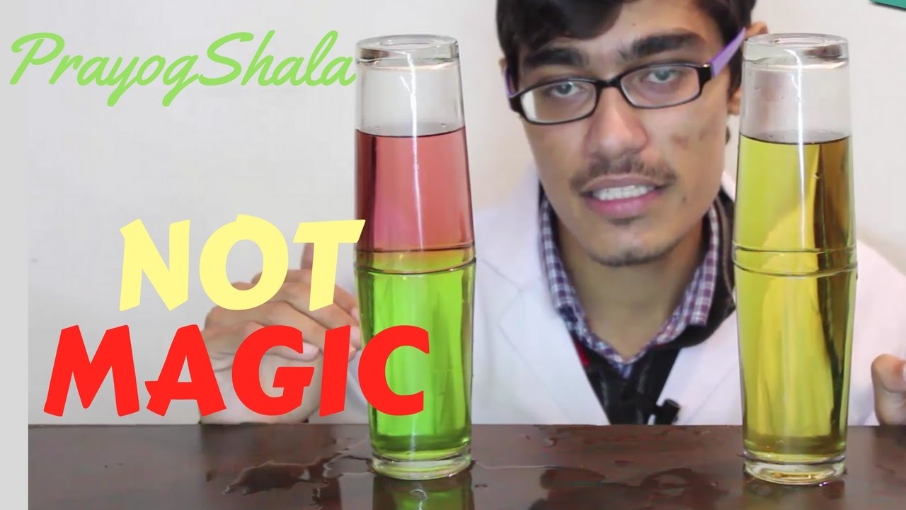 Why Water is not mixing in Water Cool Science Experiment you can do