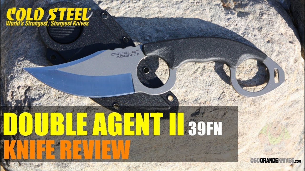 Cold Steel Double Agent 2 39FN Neck Knife Review OsoGrandeKnives