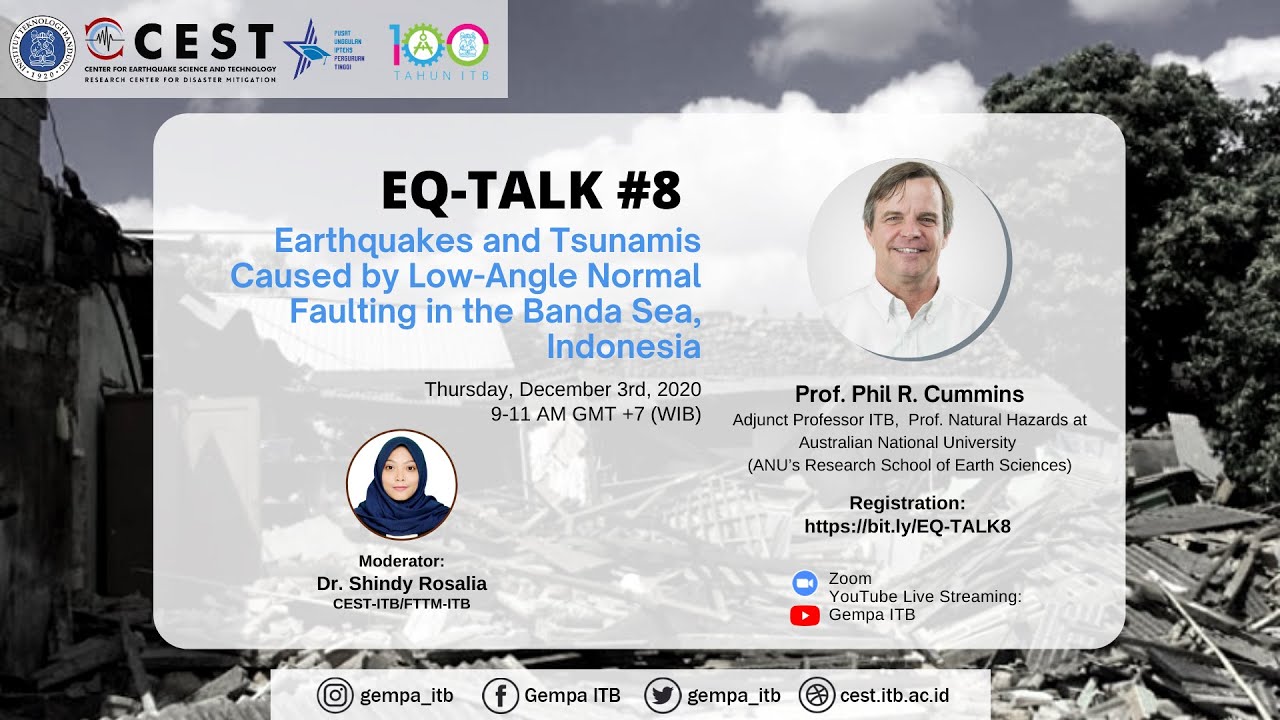 EQ-Talk #8: Earthquakes and Tsunamis Caused by Low-Angle Normal Faulting in the Banda Sea, Indonesia