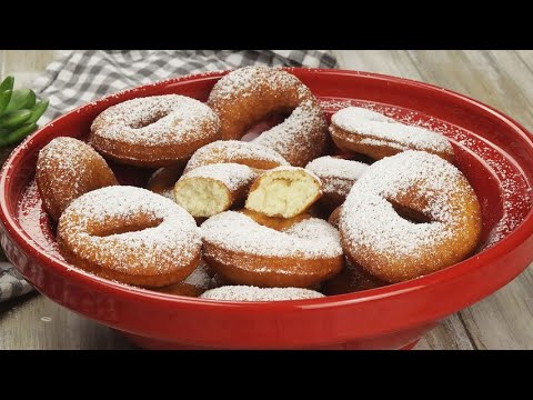 video Quick donuts sweet and ready in few minutes , Worldwide Recipes Quick donuts sweet and ready in few minutes