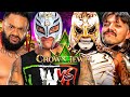 Jacob Fatu & Rey Mysterio Vs Penta & Dominik Mysterio | Crown Jewel | WWE2K24