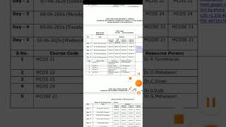 TNOU U.G Schedule For Academic Counseling Class AY 2025-26 Batch 2nd semester M.Com Time table.mp4