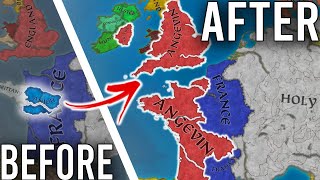 Creating the POWERFUL Angevin Empire in Crusader Kings 3