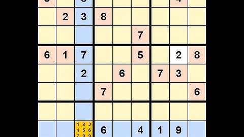 How to Solve Washington Times Sudoku Difficult March 19, 2021