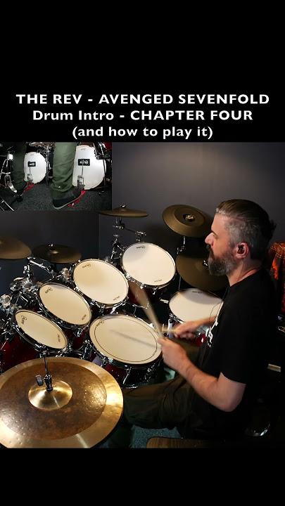 DRUMS! How to play the drum intro of Chapter Four, Avenged Sevenfold. Drummer: The Rev