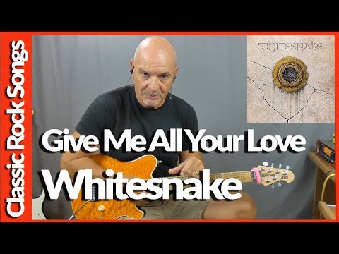 Whitesnake - Give Me All Your Love - Guitar Lesson Tutorial