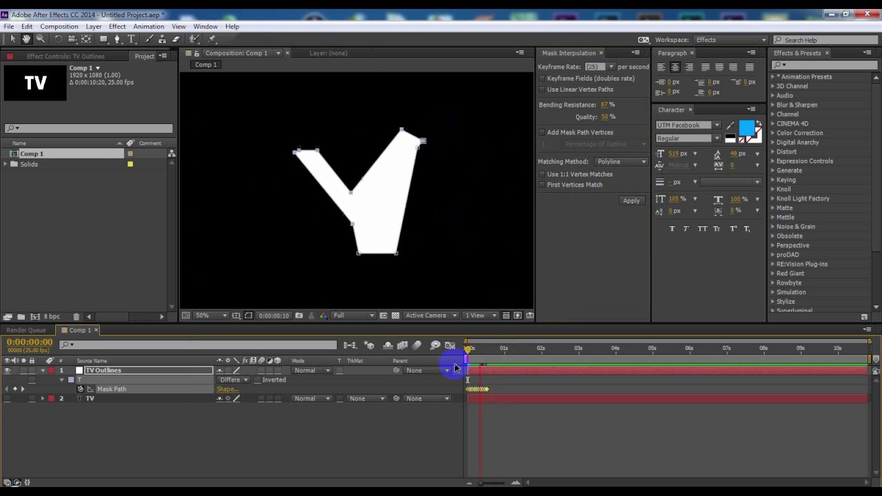 After Effects Maske After Effects Maske