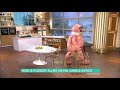 Mr blobby arrives on this morning