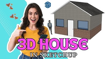 SketchUp Beginner Tutorial | Build a Simple 3D House Step by Step