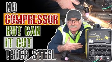 Will a Plasma Cutter With Built-In Compressor Actually Cut Thick Metal?