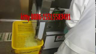 Automatic cabbage strip cutting machine , cabbage cutting machine
