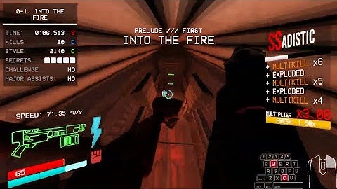 Speedrunning a random ultrakill level every day until i start hrt | Day 48 (0-1)