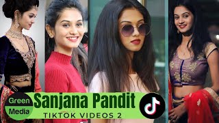 Sanjana Pandit Tiktok Videos 2 // Green Media