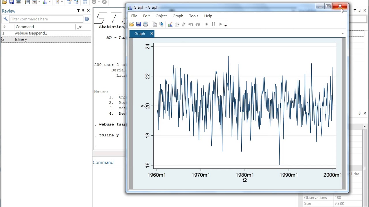 Twoway time series line plot - YouTube