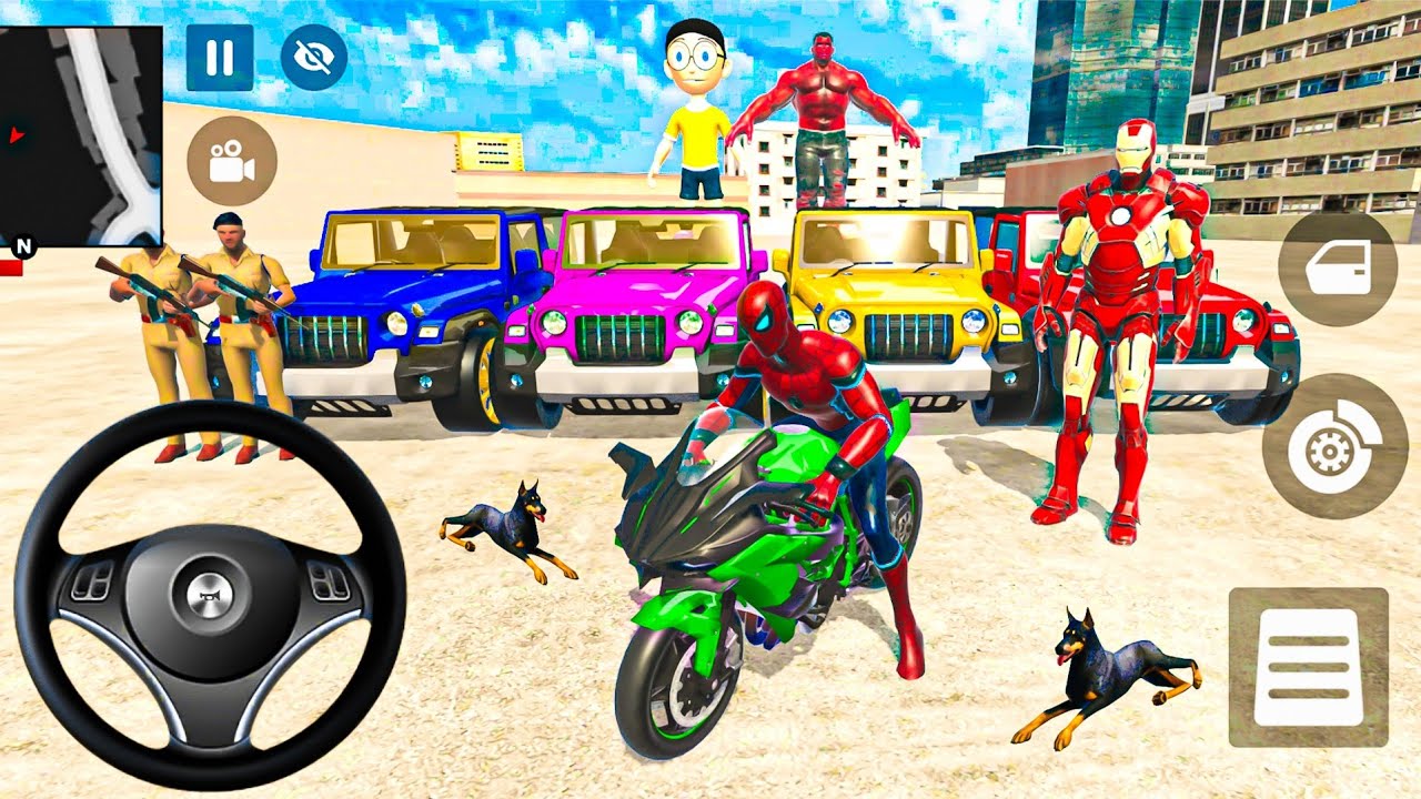 ❄️ Indian Thift Auto Android Game 🐝 Superhero Batman 💡Lightning_McQueen🔥Purchase All Car 🏎️ Bike 🏍️