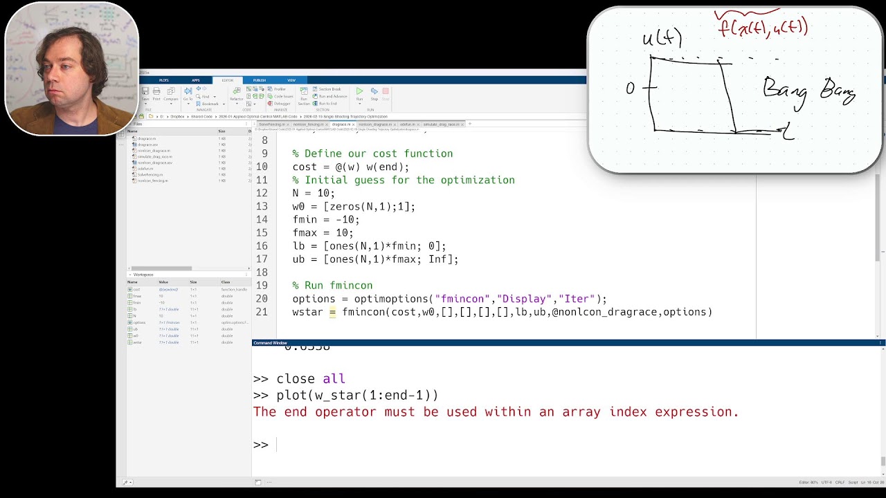Applied Optimal Control -- Lecture 12: Coding Trajectory Optimizations