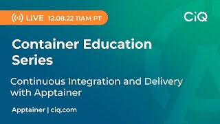 Container Education Series: Continuous Integration and Delivery with Apptainer