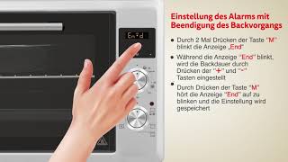 Minibackofen 50 Liter – ICQN Mit Digitalem Timer Und Umluft
