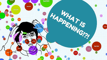 500 BOT ARMY DESTRUCTION!!! PRIVATE SERVER-AGAR.IO #5