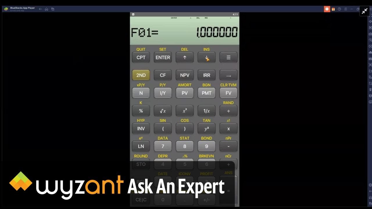 Find the IRR of a project