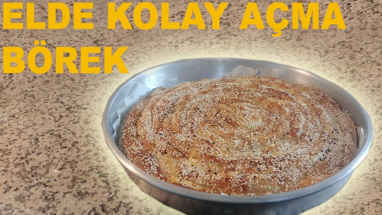 KOLAY ELDE AÇMA PATATESLİ BÖREK YouTube