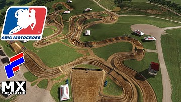 2014 AMA Motocross RD 4 High Point Virtual Lap