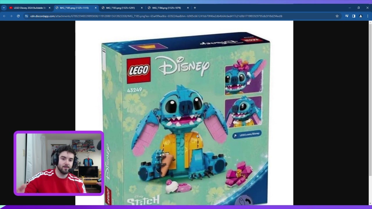 LEGO Disney 2024 Buildable Stitch REVEAL 