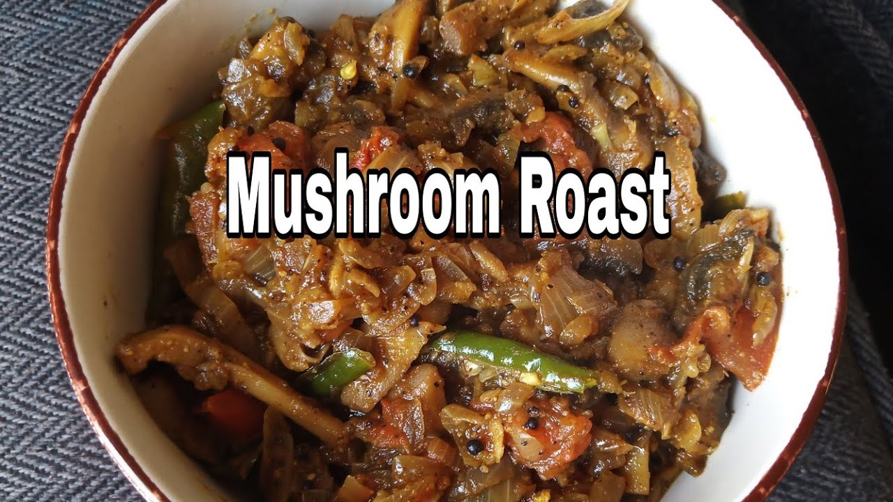 mushroom Roast//mushroom recipe in malayalam//mushroom cleaning//കൂ