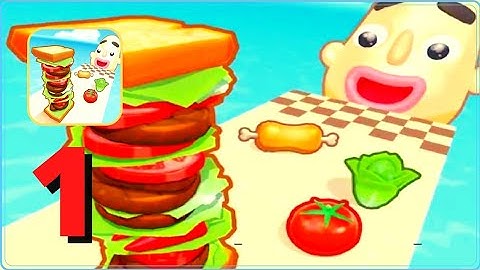 Sandwich Runner Gameplay (Android,IOS) Level 1 to 18 Part 1