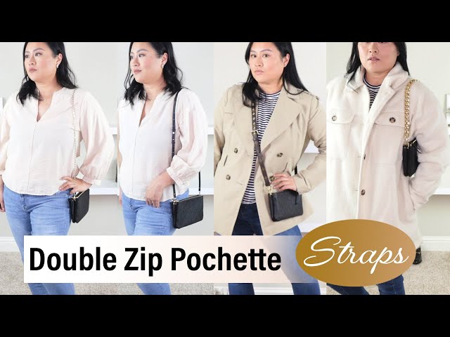 Double Zip POCHETTE - WAYS to use/FITS Inside