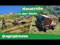 Heuernte mit olympiasieger johannes strolz ibex g2 motormher und lindner unitrac 122 ldrive