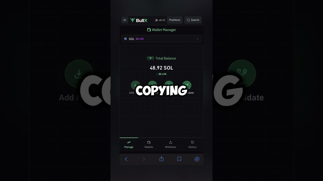 Beginners guide to making $10,000 trading meme coins using bull x on solana