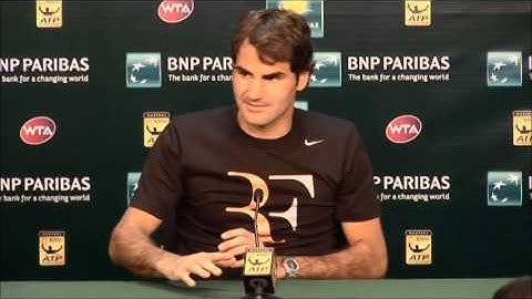 BNP Paribas Open: Roger Federer Third Round Press Conference